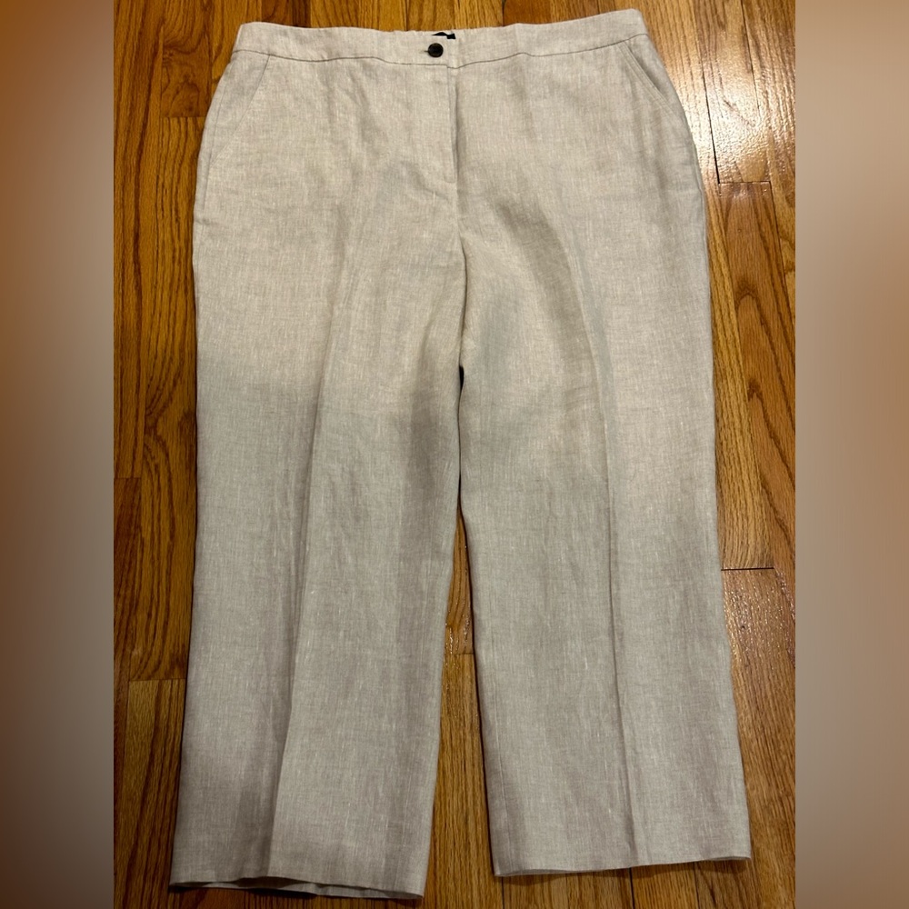 Talbots NWT linen spring/summer pants size 16